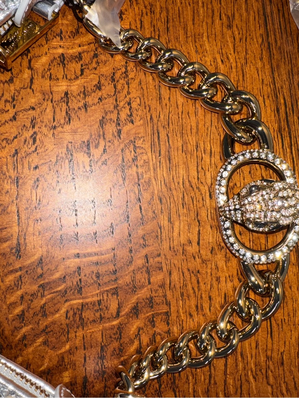 NWT Kurt Geiger Small Chelsea Sequin Chain Shoulder Bag - Picture 10 of 14